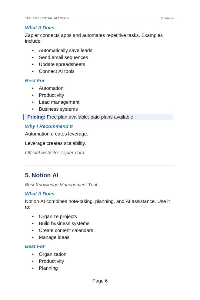 AI tools guide preview