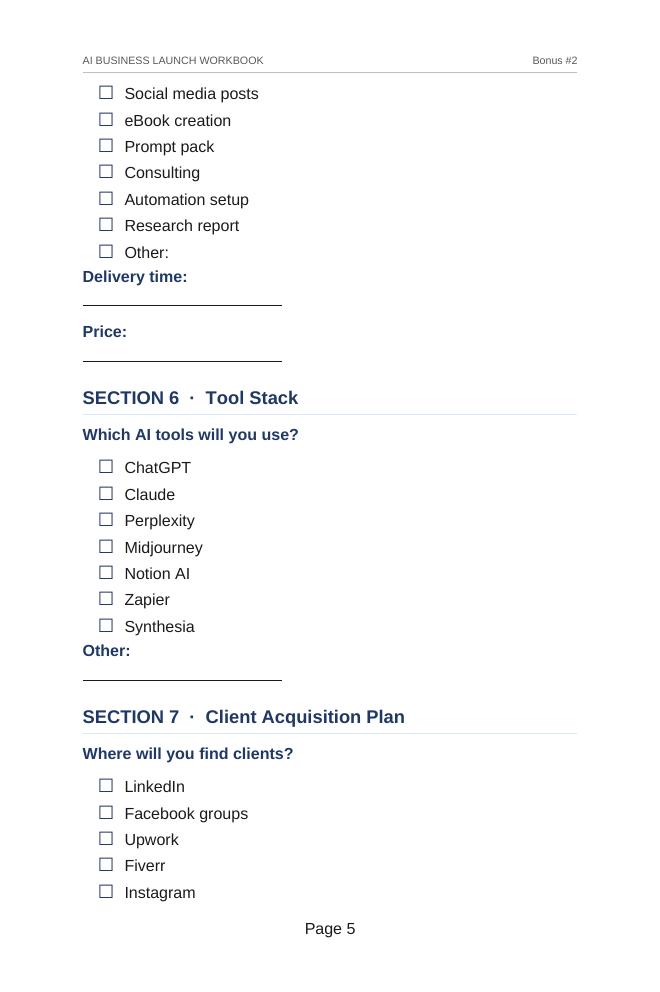 Tool stack preview
