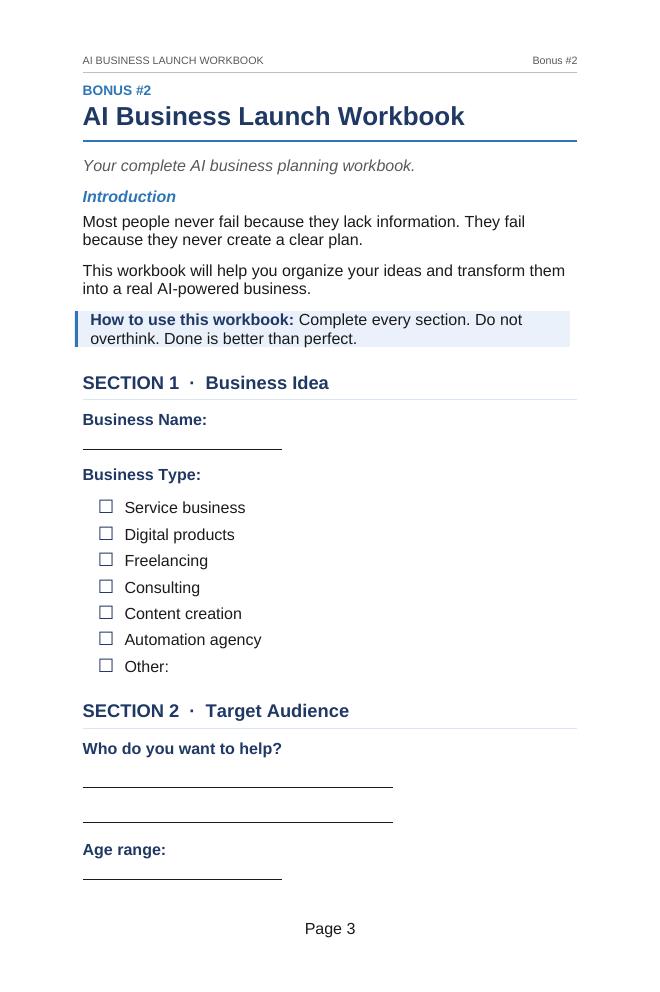 Workbook preview